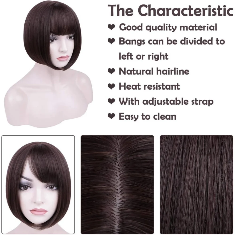 Blooming Hair Bob Bang  Wig